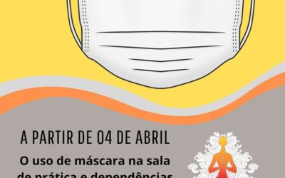 Flexibilização do uso de máscaras no estúdio a partir de 04/04